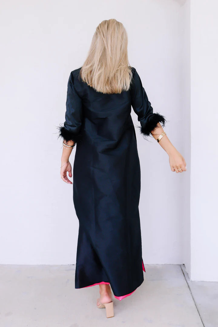 ROBERT-Black Maxi Dress